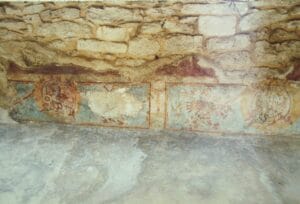 Painted panels in mayapan