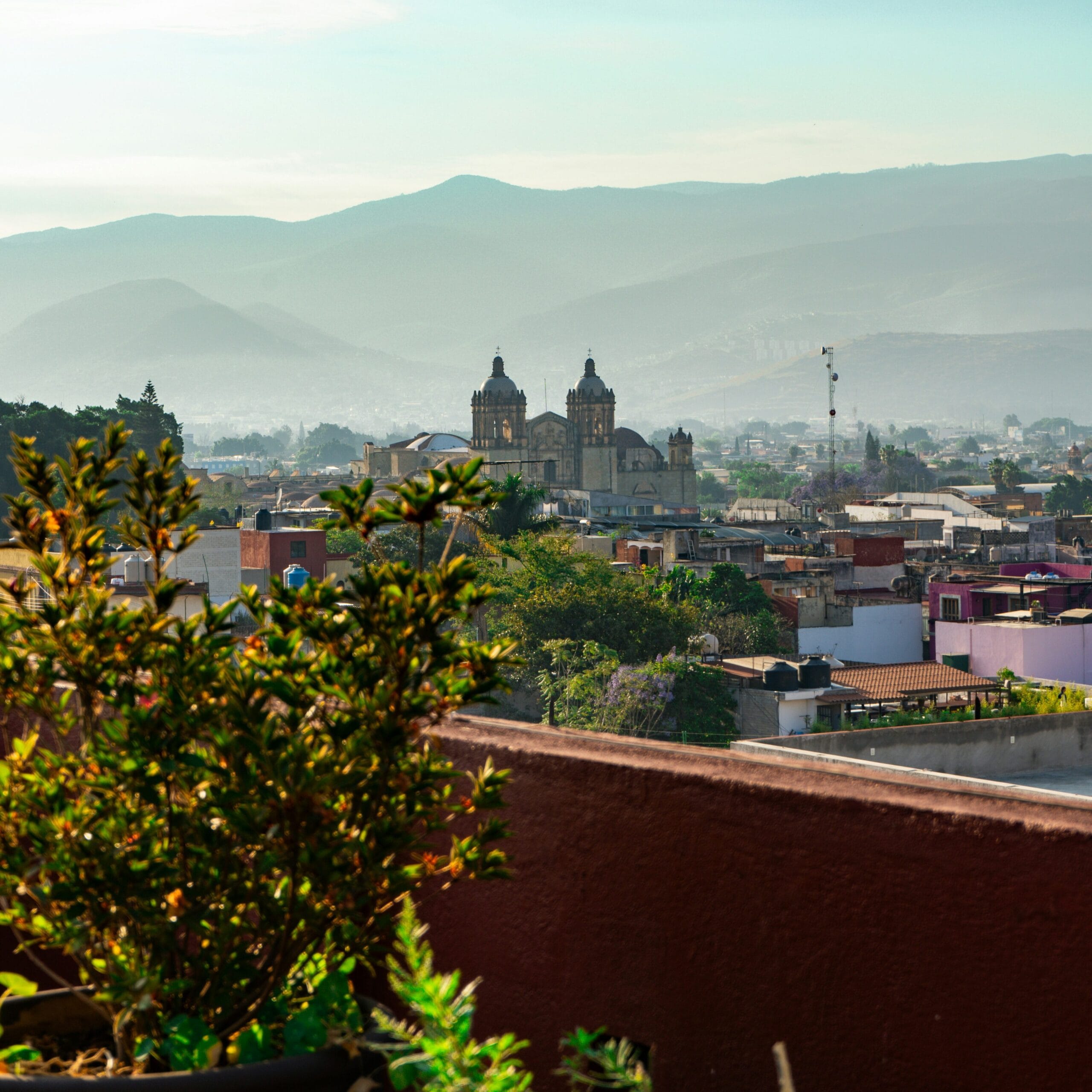 Morning sunshine in Oaxaca