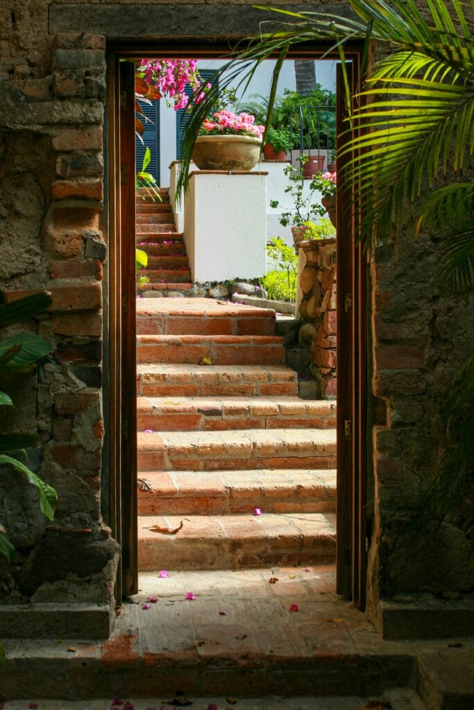 Doorway to a house in Mexico