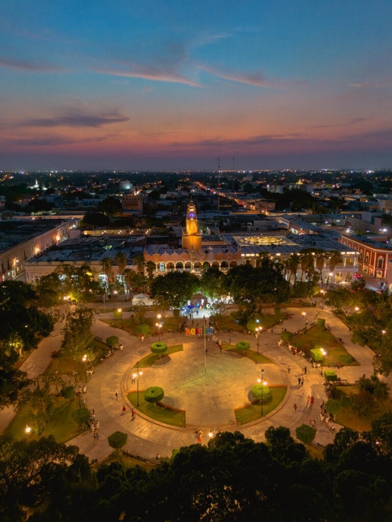 Night view of merida