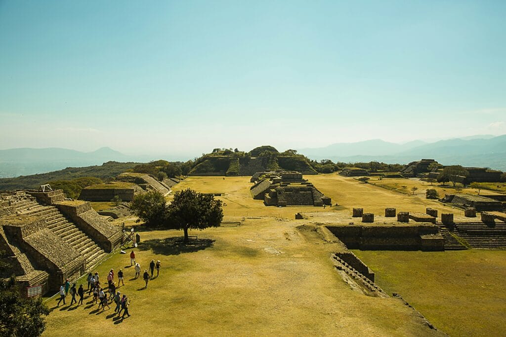 Monte Albán ruins in Oaxaca